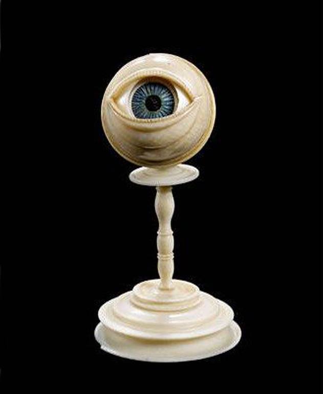 South German anatomical model of an eye, probably late 17th century