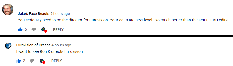 Ronkesc's tweet photo. I'm so overwhelmed and grateful for all the lovely comments on my YouTube channel. It really warms my heart! I can dare to dream...😊❤️
▶️Link: https://t.co/RinaNvp5A5
#Eurovision #DareToDream #Ronkesc #YouTube #ESC2019 #Eurovision2019
#Τamta #VideoEditor #Multicam #Director https://t.co/4oHuDXwWdb