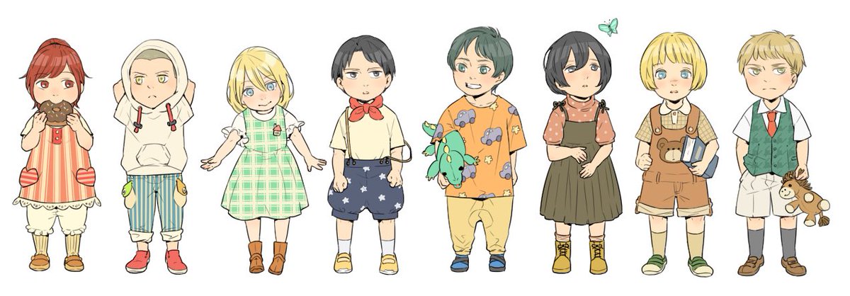 塩見はち On Twitter 進撃の巨人アニメ涙無しでは見れませんでしたね リヴァイ班の子供服お納めください