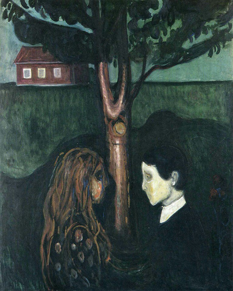 Edvard Munch. Eye in Eye. 1894