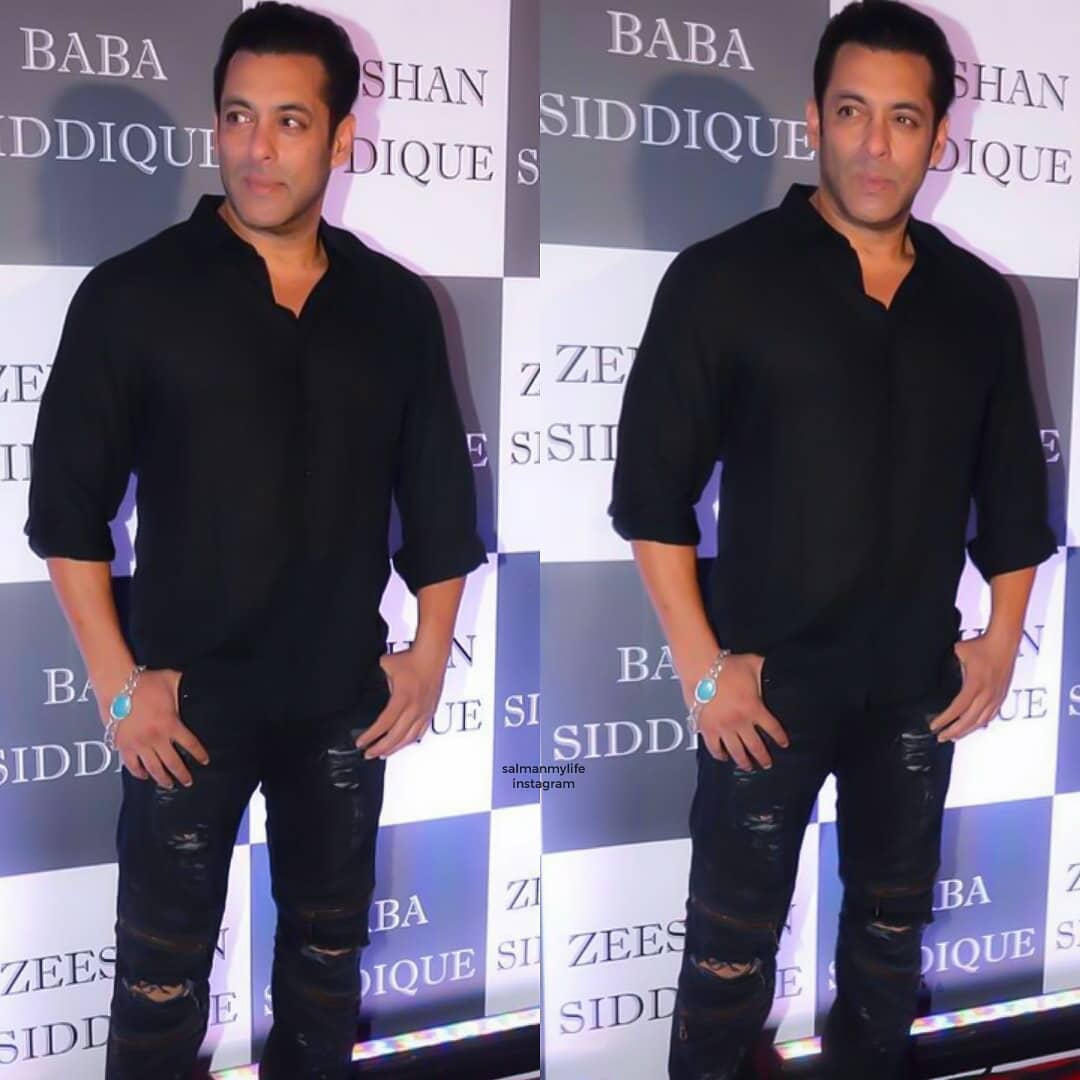 Forever 27 ❤️ SALMAN KHAN at #BabaSiddiqueIftaarParty !!