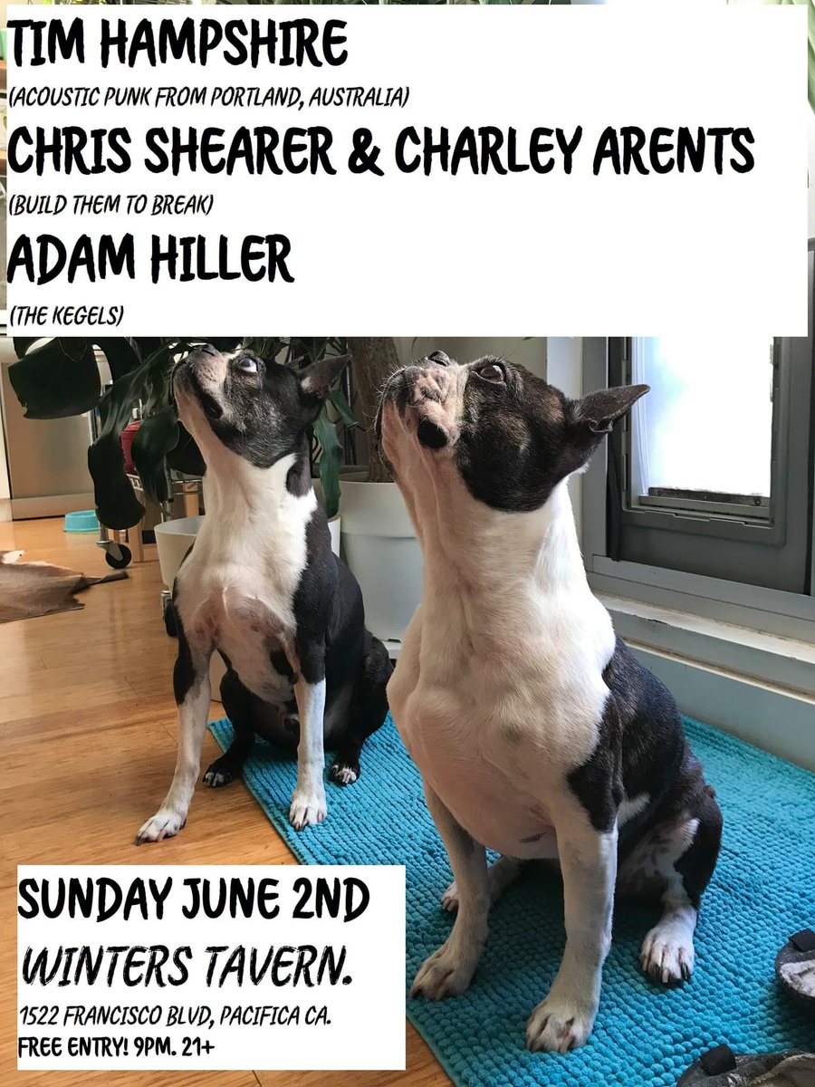 Sunday Night Mass <a href="/WintersPacifica/">Winters Tavern</a> 
#livemusic #localmusic #supportthescene #buymerch #bayarea #winterstavern  #drinklocal #pacificaCA