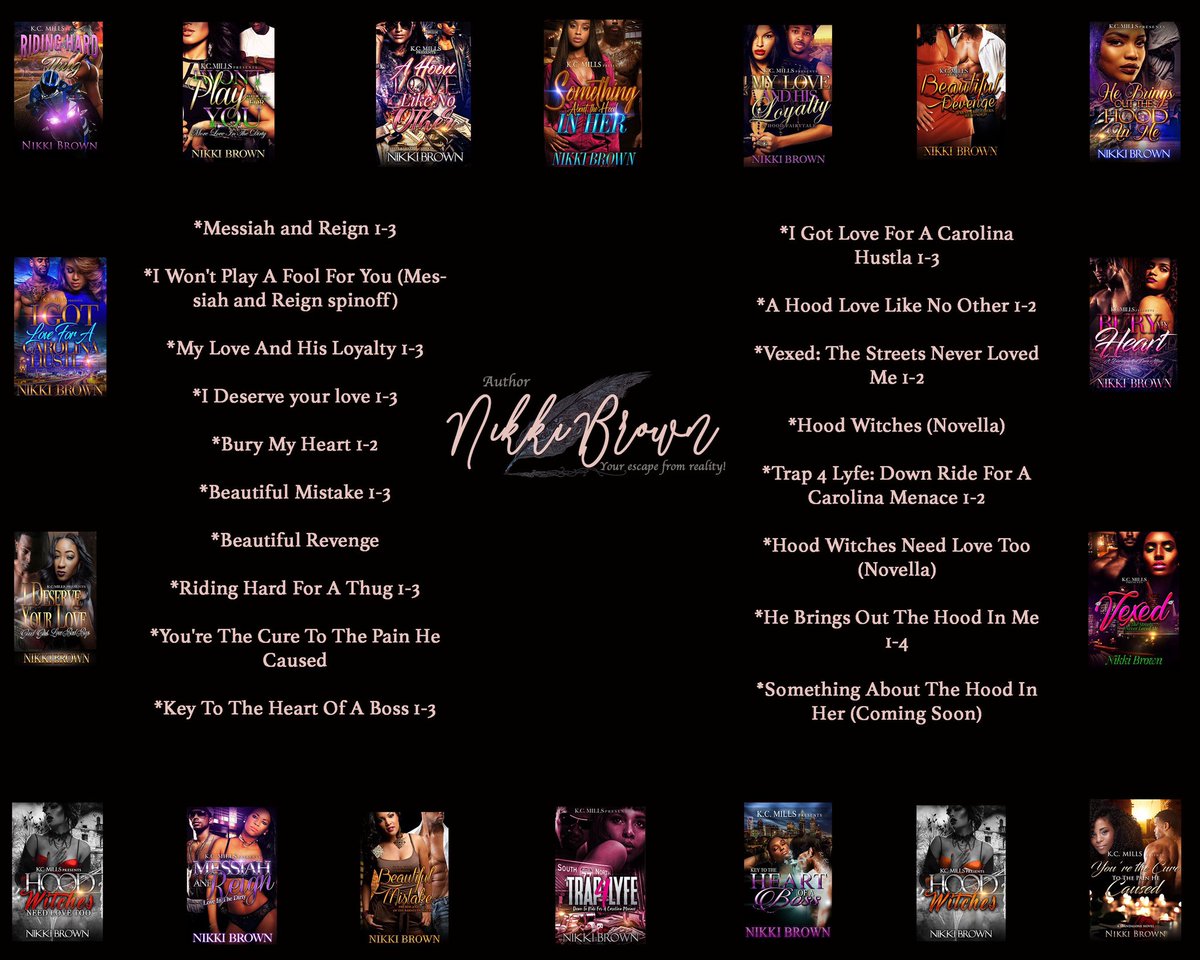 NikkiBrownNBP's tweet photo. Indulge in the craziness of my world 💝 You won't be disappointed ‼️ #kindle #kindlefire #kindlereads #kindleauthor #Amazon #amazonauthor #streetlife #urban #urbanreads #urbanauthors #urbanreader #romance #love #goodreads #author #ebook #ebooksforsale #kindleunlimited #ku #books https://t.co/Arnh4CX8CR