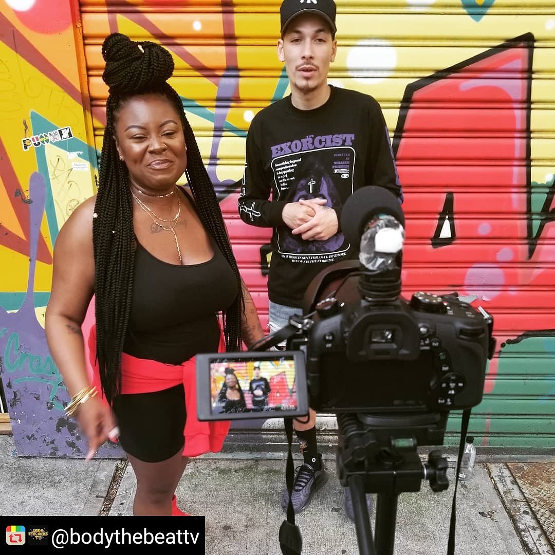 neleven0's tweet photo. First day #bodythebeattv 🎥📺
#nyc #harlem #YouTube https://t.co/rFwEvLdEsb