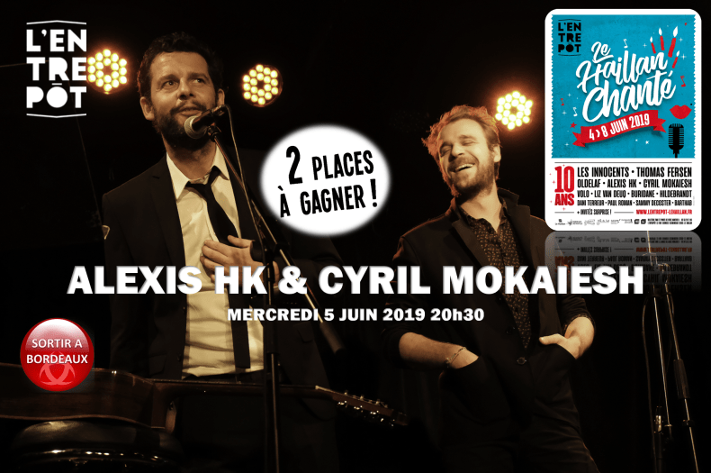 Nouveau!
(3x2 places à gagner pour ALEXIS HK et CYRIL MOKAIESH) a été publié sur Sortir à Bordeaux - sortirabordeaux.fr/3x2-places-a-g…