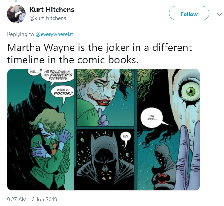 The War on Men, Hour 38: We continue to explain that there is ALREADY a female Joker, so there's no need for another one. Anyway, let's make another Batman with a hetero cis white guy in the lead because it's been five minutes since we've done that.