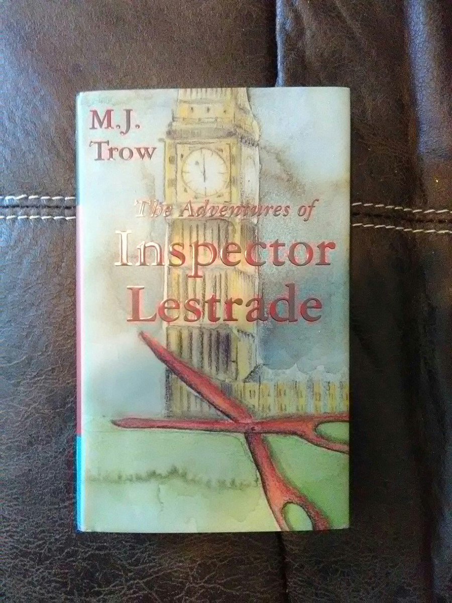 Got my first mystery genre pick from Used Books Monthly subscription service! 
#usedbooksmonthly #bookclub #reading #mjtrow #theadventuresofinspectorlestrade #mystery #detective #fiction