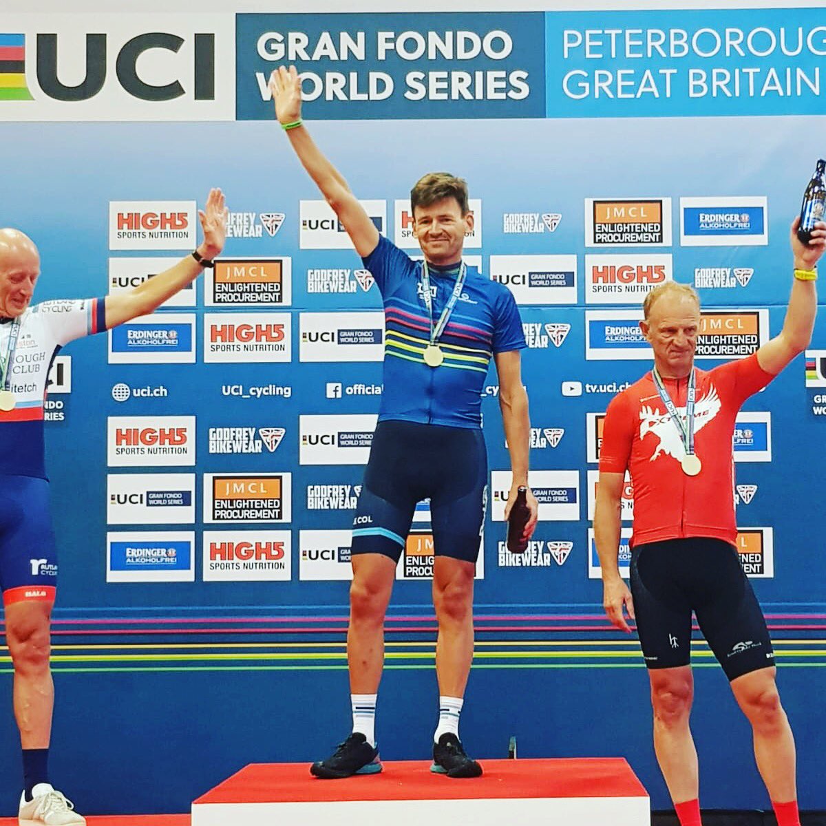 retrophoenix's tweet image. Happy with that - Tour of Cambs UCI World Series Gran Fondo win  today @MeudonRT #lecol #pedalheaven #lecolcustom