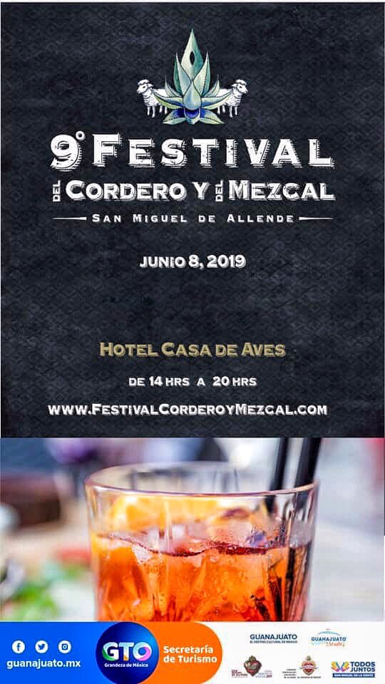 SECTUR_mx's tweet photo. ¿Ya tienes tu boleto para  el 9º Festival de Cordero y del Mezcal?

Uno de los mejores festivales gastronómicos de  #SanMigueldeAllende, @Guanajuato.

Más información —-> 
https://t.co/a07VXTi5YH https://t.co/2QLSqNxr3D