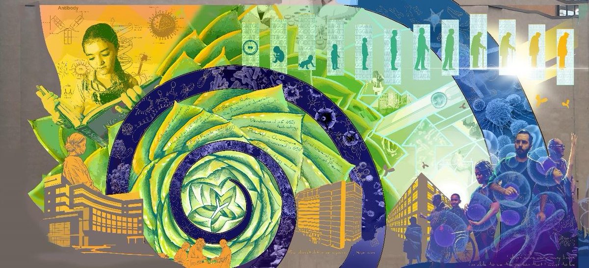 Will definitely have to check out this beautiful biotechnology-themed #SciArt #Mural that was dedicated just ahead of the #BIO2019 conference #STEAM #Philly #Art @IAmSciArt