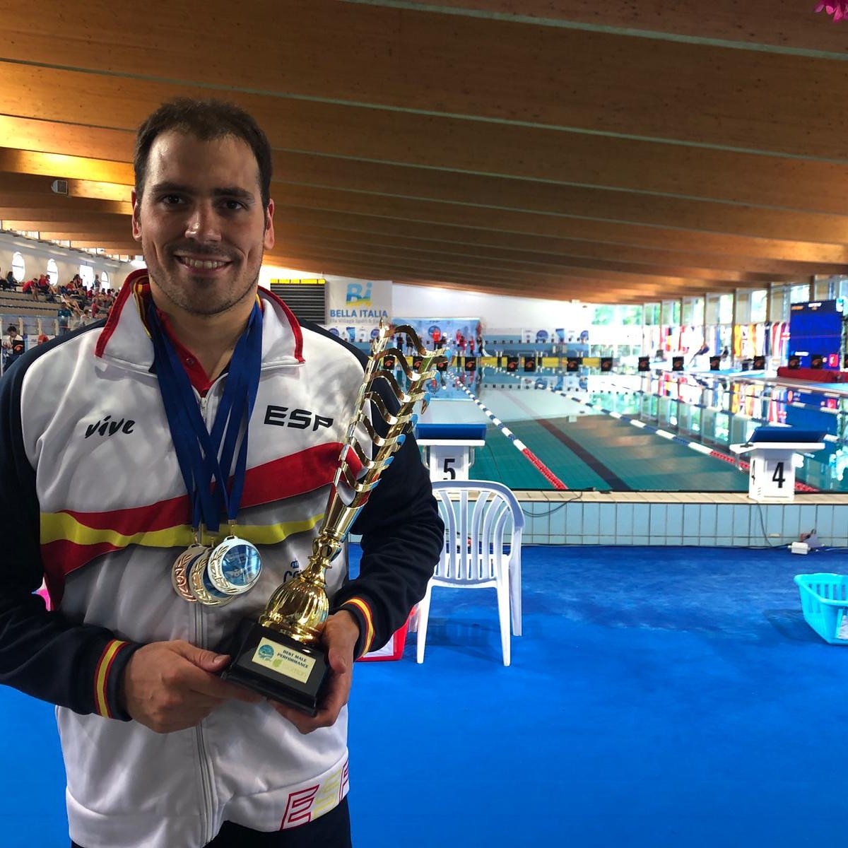 tponce87's tweet photo. Segunda Word Serie en Lignano 🇮🇹. Con 2x 🥇 en los 100m braza y los 200m estilos. 1x🥉en los 200m libres. Trofeo 🏆 al mejor nadador del Campeonato. Muy contento por el trabajo hecho.
Proxima semana tercera World Serie en Berlin 🇩🇪
#carteam #seguimos #idmberlin #RoadToLondon2019 https://t.co/mtHKzG4pLb