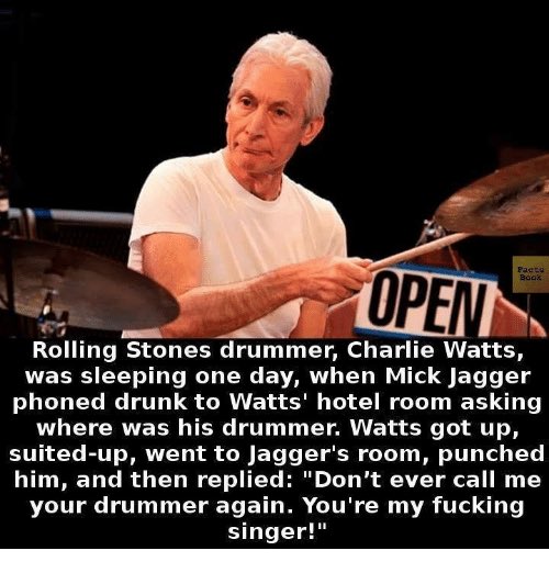 Happy birthday Charlie Watts! 