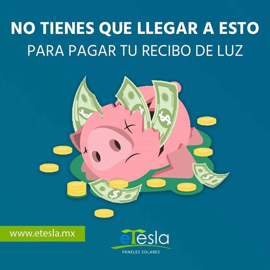Deja de sufrir cada vez que llega tu recibo de luz. Con paneles solares puedes ahorrar hasta el 95% de tu tarifa actual.

👉 etesla.mx