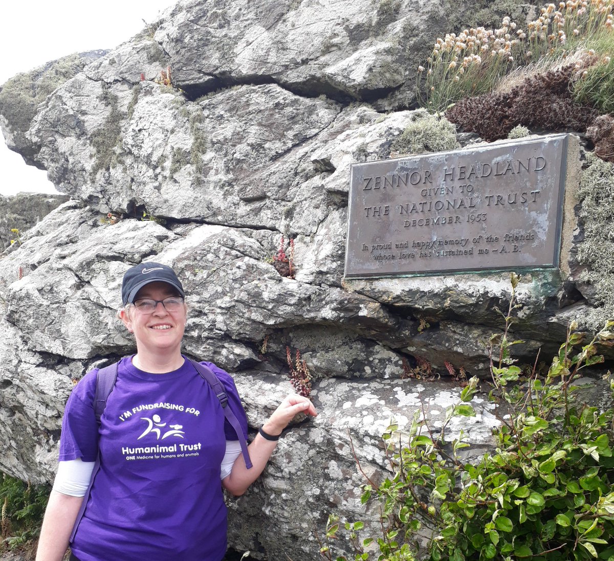 BevHunt72's tweet photo. So yesterday after ca, 4.5 hours I reached my #Walk27 of 50 for @HumanimalTrust #OneMedicine goal - #StIves to #Zennor #Cornwall - 19,000 steps & 8.6 miles - it was a tough & tiring, rocky underfoot with boulder clambering in places kind of stroll πππ
https://t.co/dxBulGmP08 https://t.co/FHrIIPe6uf