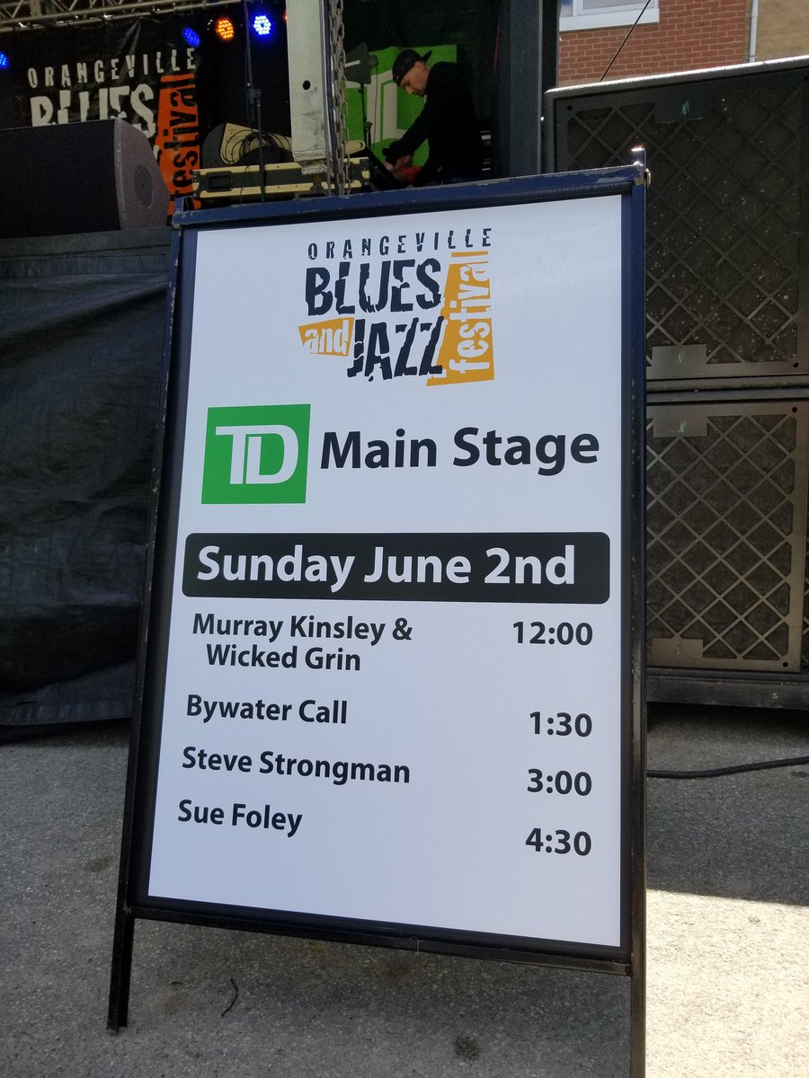 mywilson92's tweet photo. Another beautiful day at the Orangeville Blues and Jazz Festival! #TDmusic #OBJF2019 #objf #orangevillebluesandjazzfestival @OvilleBluesJazz @ShaunB_TD @kristin_dafoe @CaraORay2 https://t.co/ZQQWqlFz4w