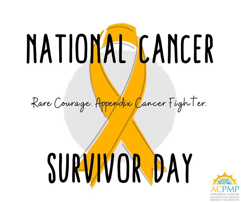 acpmpresearch's tweet photo. To those who inspire us every single day with your strength, resilience, and courage, today is for you. #NationalCancerSurvivorsDay #RareCourage #AppendixCancerSurvivor https://t.co/fe2tFLnUCX