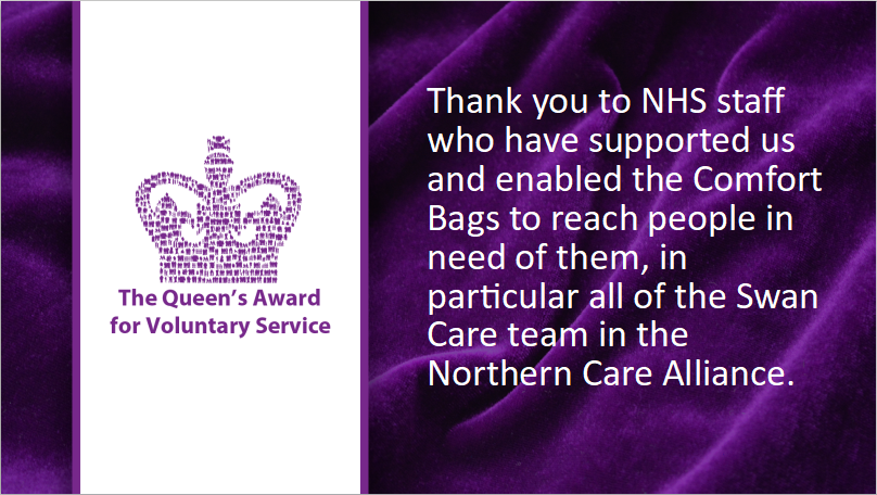 We all need help along the way. Pleased to be able to thank our supporters in local hospitals @QueensAwardVS <a href="/MayorofGM/">Mayor of Greater Manchester</a>