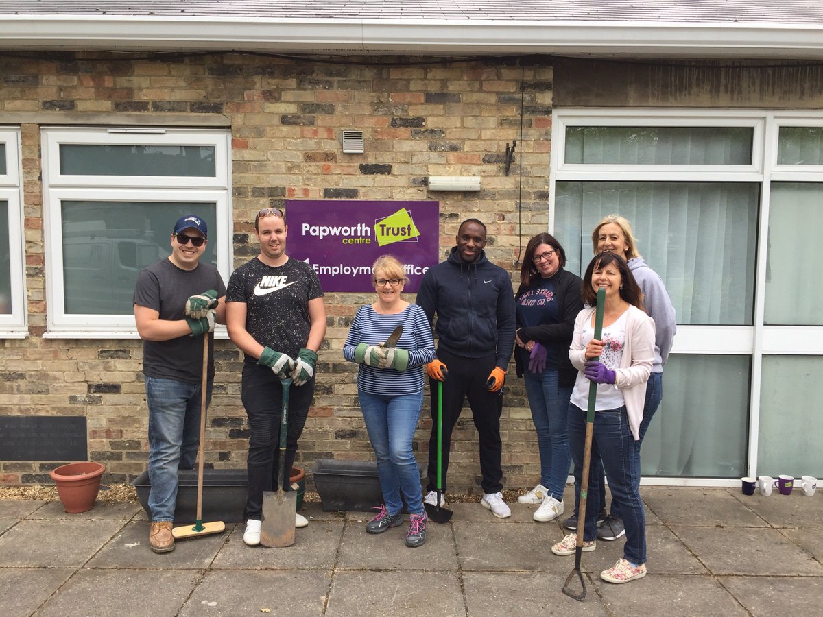 Massive thank you to the NatWest team who volunteered their time &amp; made a huge difference to the outdoor space at our Cambridge Centre. They have turned it into a much nicer area for customers &amp; staff <a href="/NatWestBusiness/">NatWest Business</a> <a href="/ChrisBarker1234/">Chris Barker</a> <a href="/EmekaOkoronkwo6/">Emeka Okoronkwo</a> <a href="/susanamul/">Susan Mulholland</a> <a href="/MatParkhouse/">Mat Parkhouse</a>