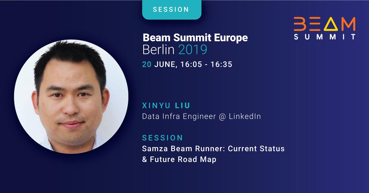 BeamSummit (@beamsummit) on Twitter photo Learn about the <a href="/ApacheBeam/">Apache Beam</a> <a href="/samzastream/">Apache Samza</a> runner and how it is powering various use cases at <a href="/LinkedInEng/">LinkedIn Engineering</a> from Xinyu Liu in his #BeamSummit session:
beamsummit.org/schedule/2019-… Learn about the <a href="/ApacheBeam/">Apache Beam</a> <a href="/samzastream/">Apache Samza</a> runner and how it is powering various use cases at <a href="/LinkedInEng/">LinkedIn Engineering</a> from Xinyu Liu in his #BeamSummit session:
beamsummit.org/schedule/2019-…