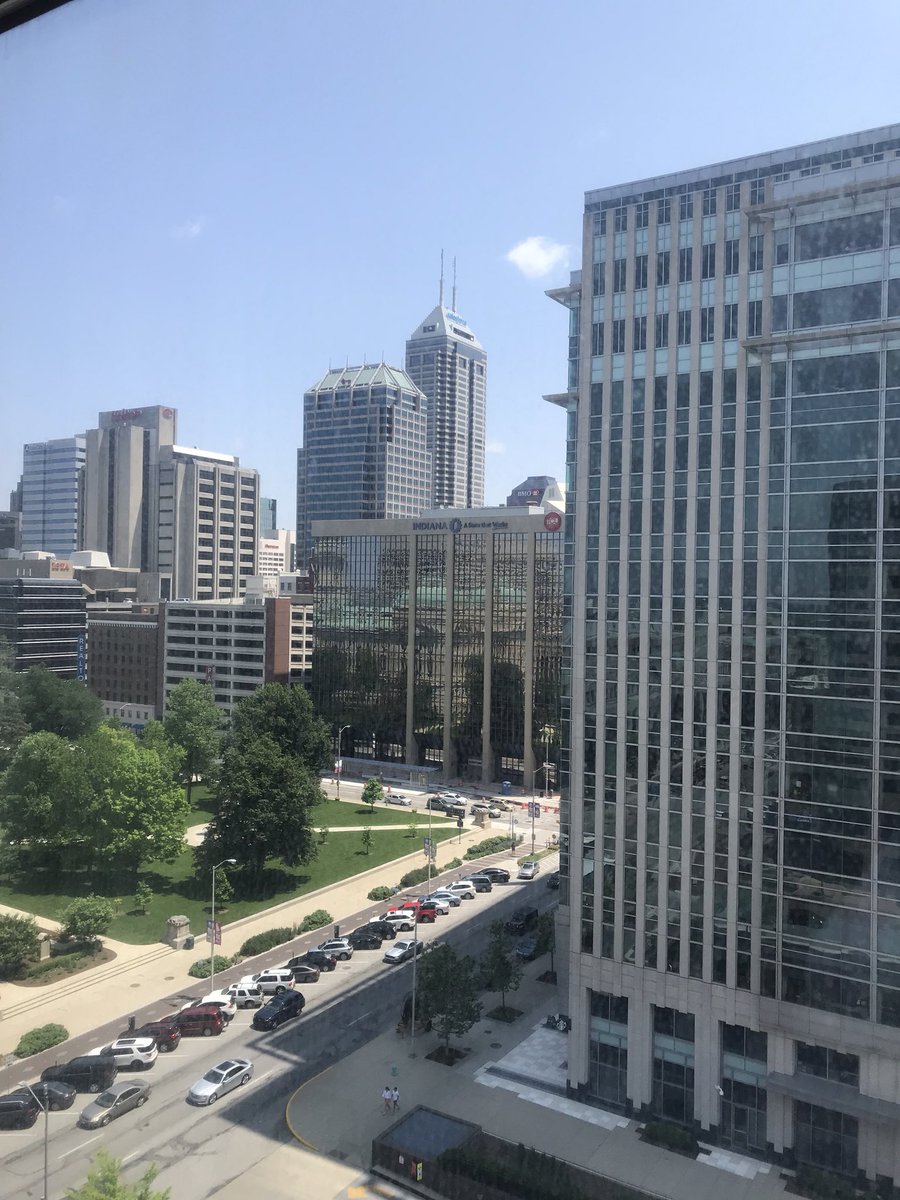 EquipmentMvsu's tweet photo. Not a bad view for a few days huh....#valleyEquipment has arrived in Indy for @AEMA_74 National Convention https://t.co/Nsrj5RMRFV