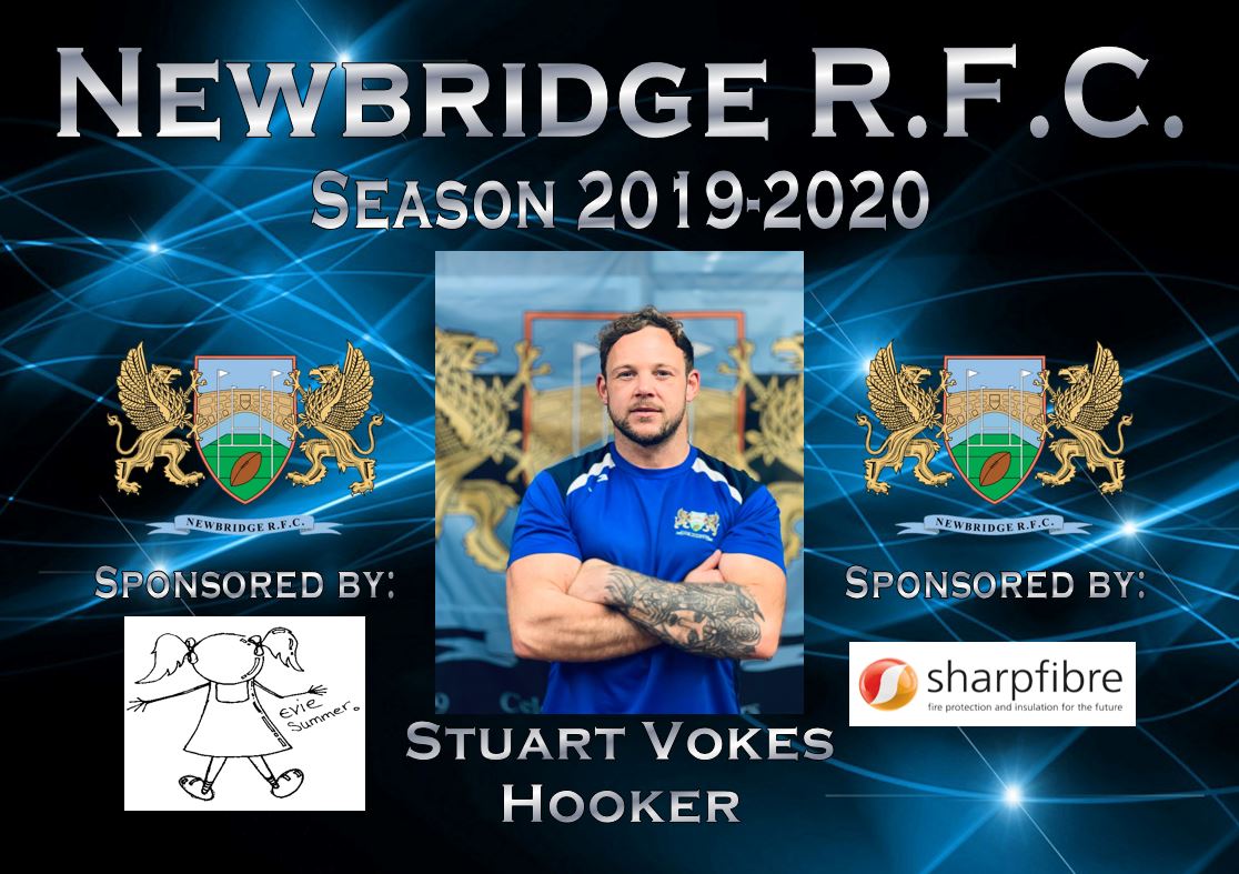 🏈RUGBY NEWS!🏈
NRFC are pleased to have retained the services of last seasons skipper, Stuart Vokes, for the 2019-20 season. 💙🖤
Stuart has been generously sponsored by Sharpfibre and Evie Summer.