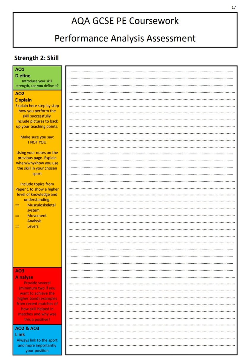 MelCampbell_PE's tweet image. Introducing the AQA GCSE PE NEA Section A to my Y9 GCSE PE class this HT, after previously starting it in Y10. Here is a link ⬇️ @ShareLearnT to a booklet I have produced to help Ss after reflecting on their:
➡️experience
➡️success
➡️accessibility
sharelearnteach.com/docs/aqa-gcse-…