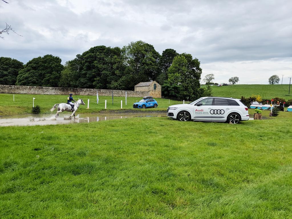 We'd like to say a huge thank you to our exclusive motor sponsor Audi, <a href="/NewcastleAudi/">Newcastle Audi</a>, <a href="/TeessideAudi/">Teesside Audi</a>, <a href="/TynesideAudi/">Tyneside Audi</a> and <a href="/WearsideAudi/">Wearside Audi</a>, with this year's Audi Water Complex at #BelsayHorseTrials19 🚗