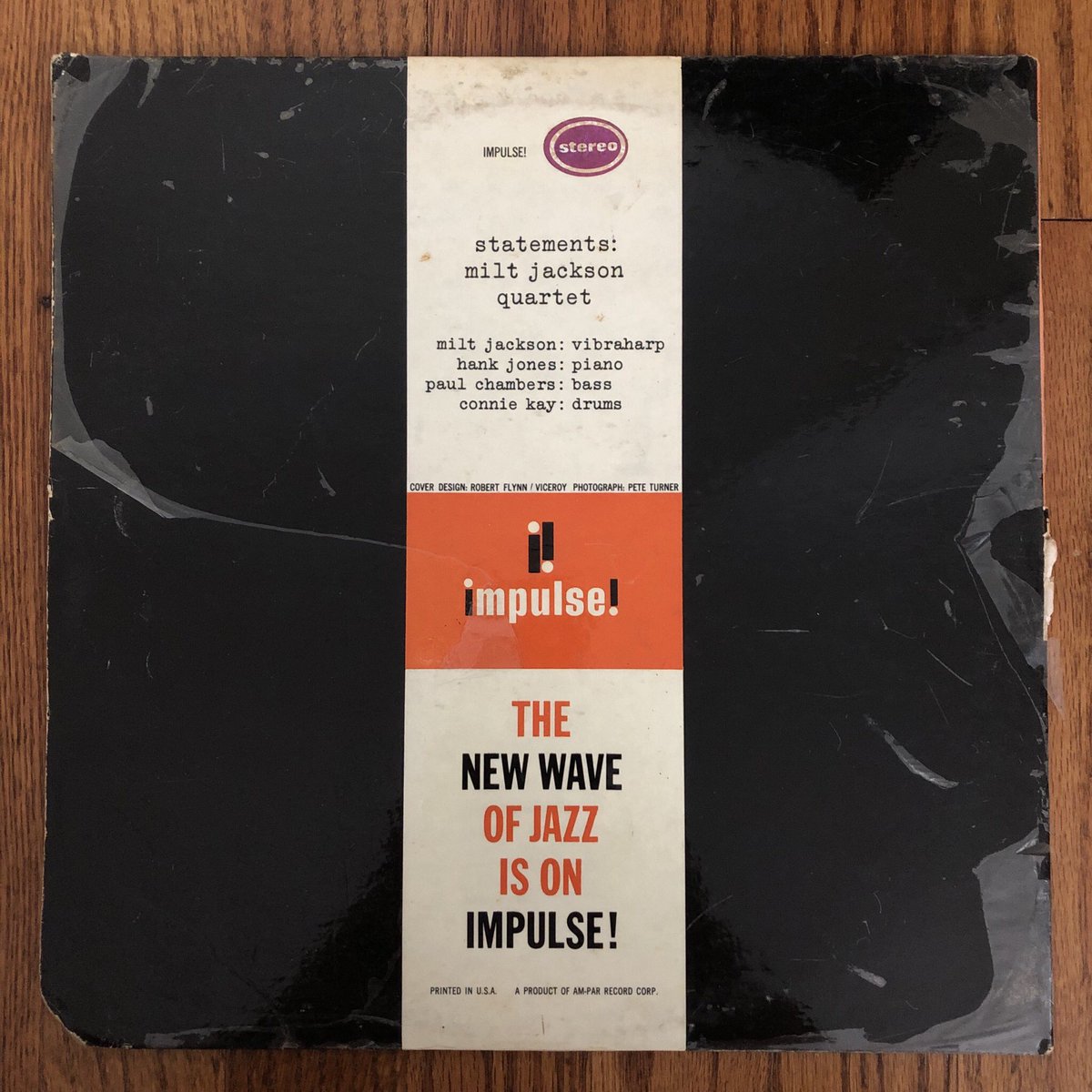 TheLeesOfMemory's tweet photo. #CurrentSpinner #Statements #MiltJacksonQuartet The sound of Bags' vibraphone will transport you to Mister Rogers' Neighborhood in a parallel (& exponentially funkier) universe... 🧡🖤 @impulselabel https://t.co/BgJ4mesEgu
