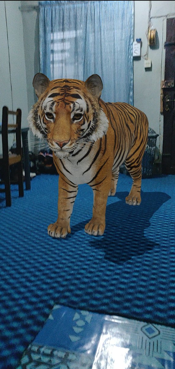 temisrael007's tweet photo. Lemme show y'all something real quick.
If your phone is AR enabled, search for an animal on Google. Click on the option to view in 3D and..... https://t.co/T08k2FkDaG