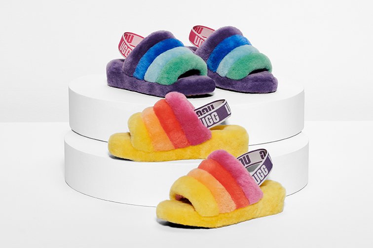 Pride ugg slides best sale