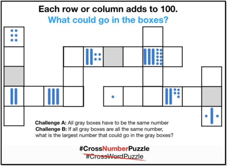 DP_math's tweet photo. This week for #DPMathItUp, we thought we'd retweet some tasks we've shared over the last little while. Mathy brain boosting puzzles are a good thing! 😉 Share your Ss' thinking with us. 👍 https://t.co/cdUNOOzsWR