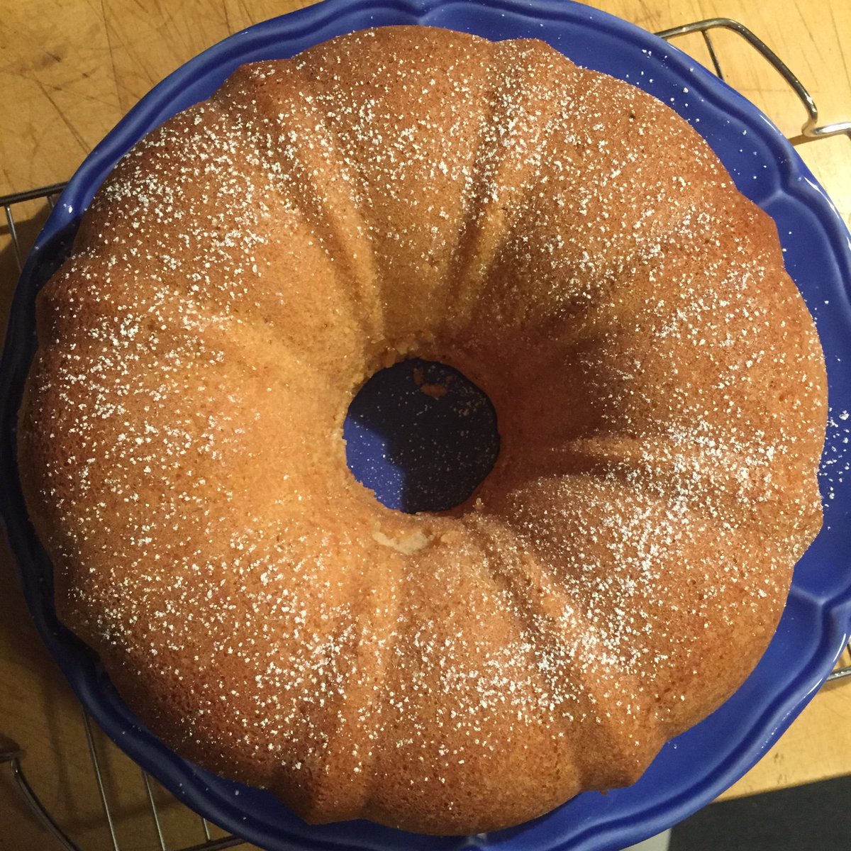erinannegeegee's tweet photo. I baked a peanut butter pound cake from a recipe I found in a junior league cookbook given to her by her mother. I don’t know why she bought it, as we are not junior league people, but I made it bc felt like the person who wrote the recipe might be an expert. #kitchenistasundays https://t.co/075Mo6VBgP