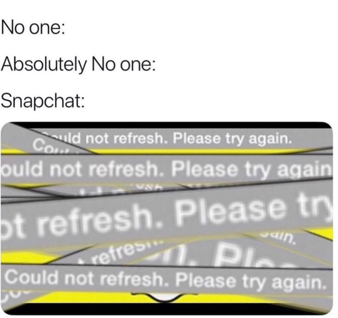 BaylieHalbert's tweet photo. @snapchatsupport @Toxiccen I have never wanted to throw my phone so bad... https://t.co/cFuS1CgdmB