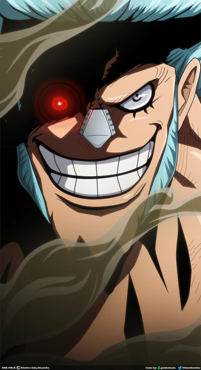 O Xrhsths Goldenhans Sto Twitter One Piece Cap 944 Luffy Cierra El Pico Sere Yo Quien Elija El Lugar De Mi Muerte Franky Por Supuesto Las Balas No Me Hacen