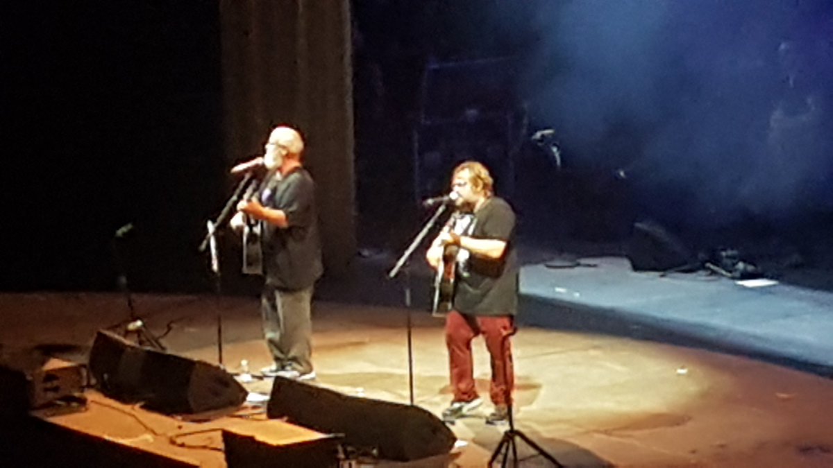 My first ever Concert and its with @RealTenaciousD! Literally awesome. No other concert will beat this. <a href="/jackblack/">Jack Black</a> Kyle great job tonight!