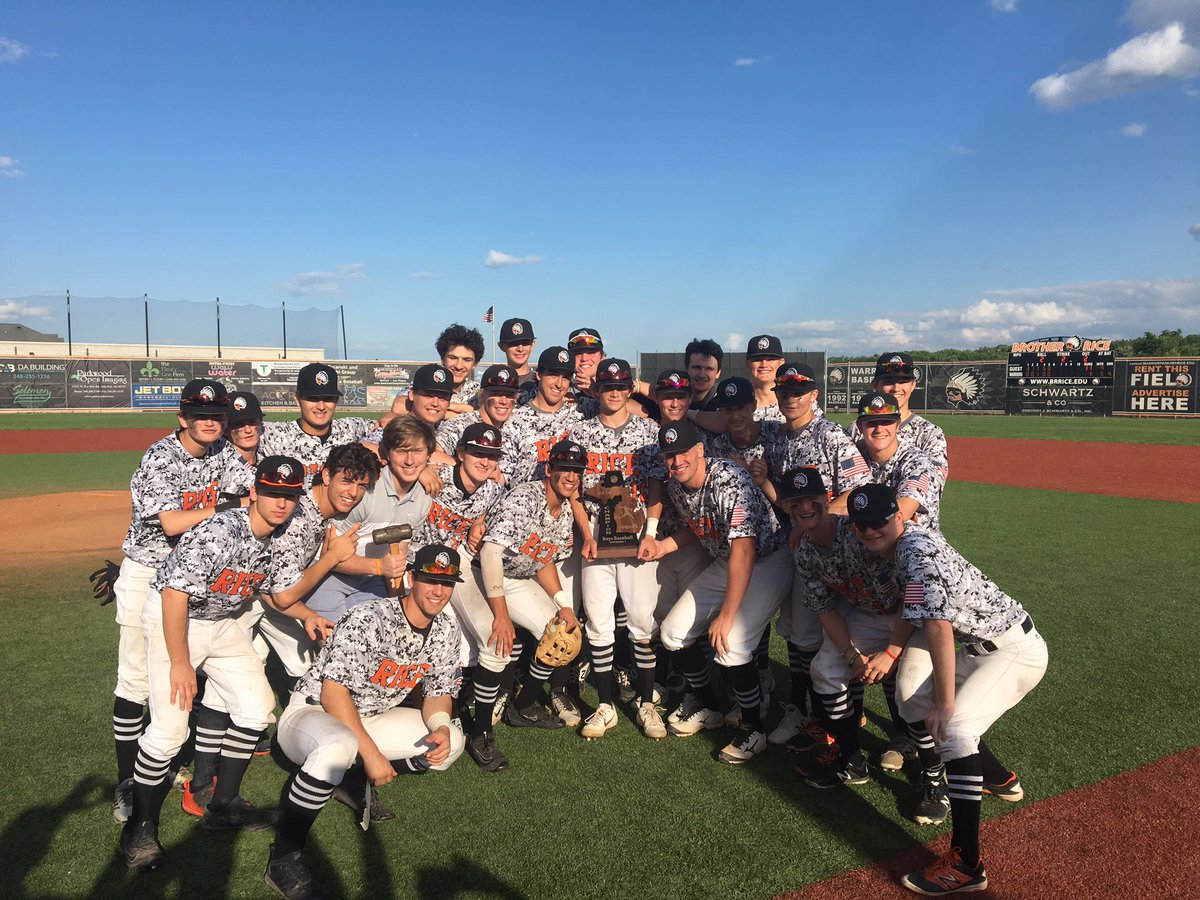 RiceADCoachCal's tweet photo. Warrior Baseball District Champs with a 11-1 mercy over Seaholm. https://t.co/9ylMuETgAb