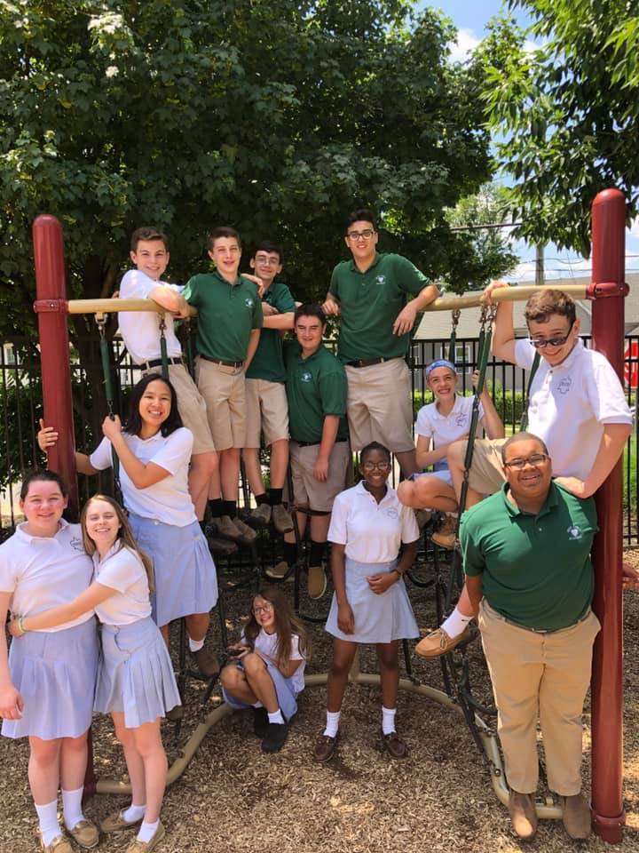 HCADrexelHill's tweet photo. Students today, alumni tomorrow! Tomorrow night, HCA eighth graders will officially become HCA alumni. Congratulations to the class of 2019! #holychildacademy #HCAproud #classof2019 https://t.co/XJcC0eft9W