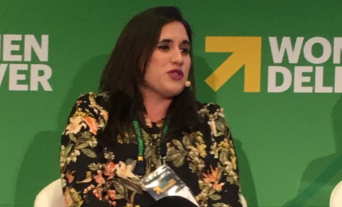 SharonDAgostino's tweet photo. “I know this is how we will change the world. It will be through stories... Women are amazing”~ @paulaespinosav #YouthVoices #ThePowerOfYourStory #WD2019 https://t.co/8CprBnjOqv
