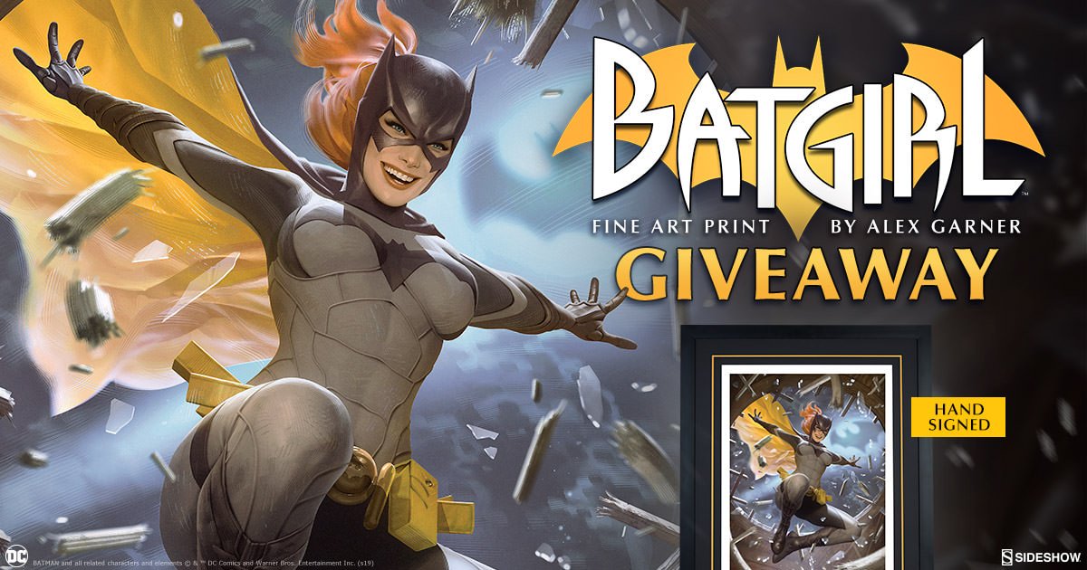TheGeekPages's tweet image. Win a Batgirl fine art print from Sideshow Collectibles. Enter before 10am 6/7 to win! 
qoo.ly/xr6ht  #DC #DCcomics #giveaway #goodluck #comics #comic #illustration #SideshowToys #Batgirl #Batman