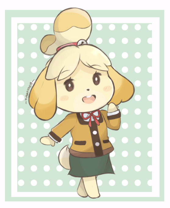 chocomiru02's tweet photo. Winter outfit Isabelle! https://t.co/LIYffgTcUI