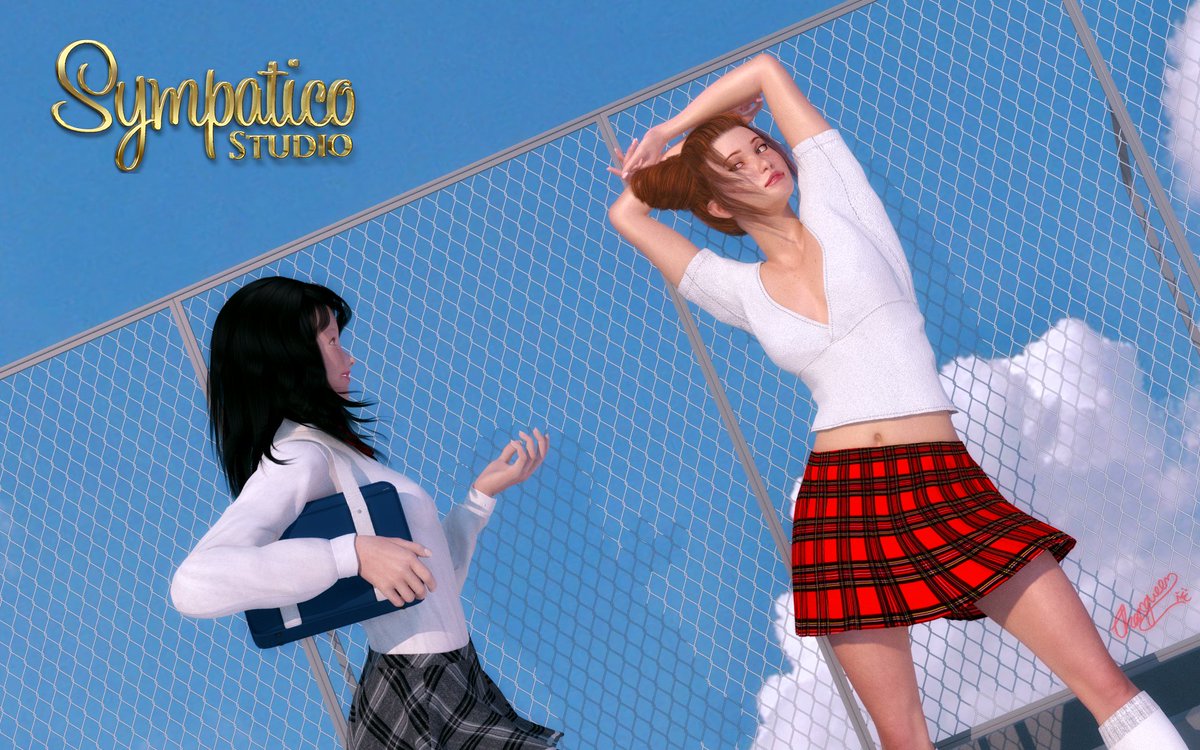 StudioSympatico's tweet photo. Schoolgirl for La Femme by Glitterati3D
A super conforming for work, school or play for La Femme. Included: shirt, pleated skirt, school shoes, knee high stockings, ruffles and bikini underwear.
https://t.co/7UkbGufhCR https://t.co/2onXudf3XN