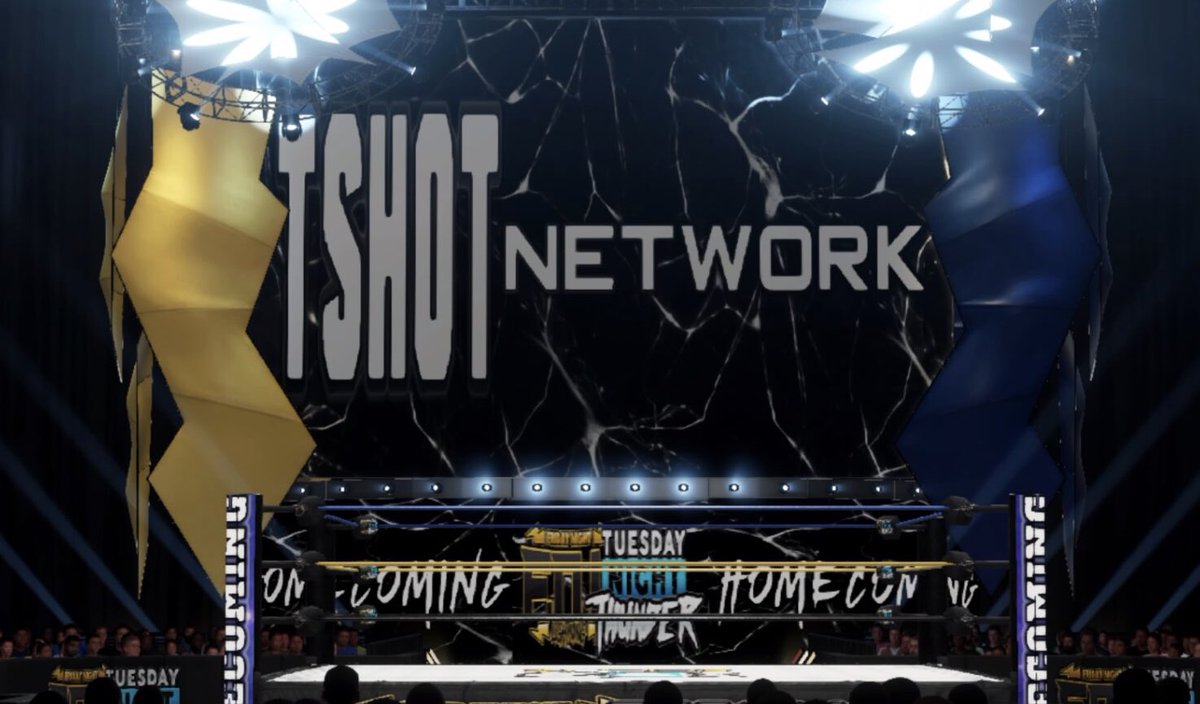 TuesdayNThunder's tweet photo. EXCLUSIVE: The long awaited Tuesday Night Thunder WWE 2K19 Interactive CAW Universe is on the brink of its return. And whats a better way to return than with a Homecoming! The first PPV #TNTHOMECOMING is right around the corner! https://t.co/7Wyr1DZqe1