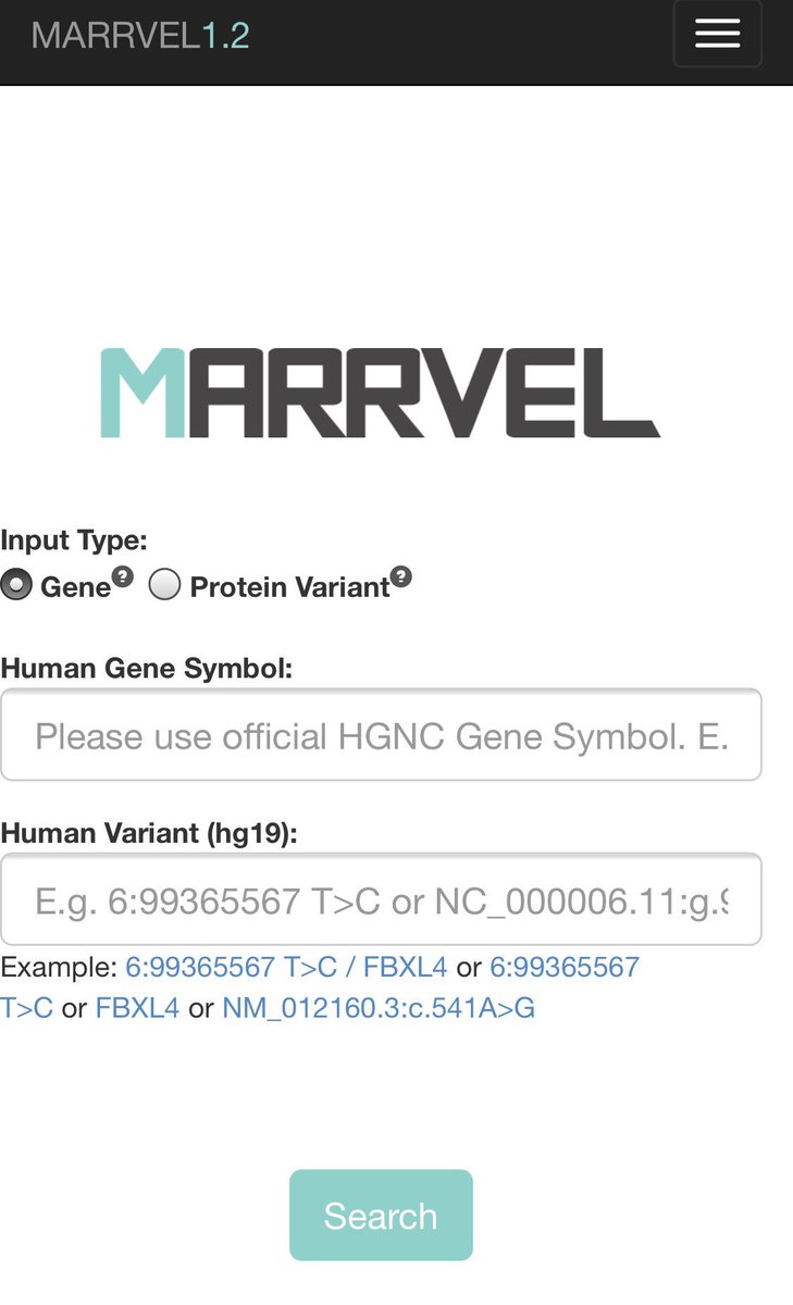 We are designing a new mobile version of MARRVEL!

What do you like or don’t like about the current one?