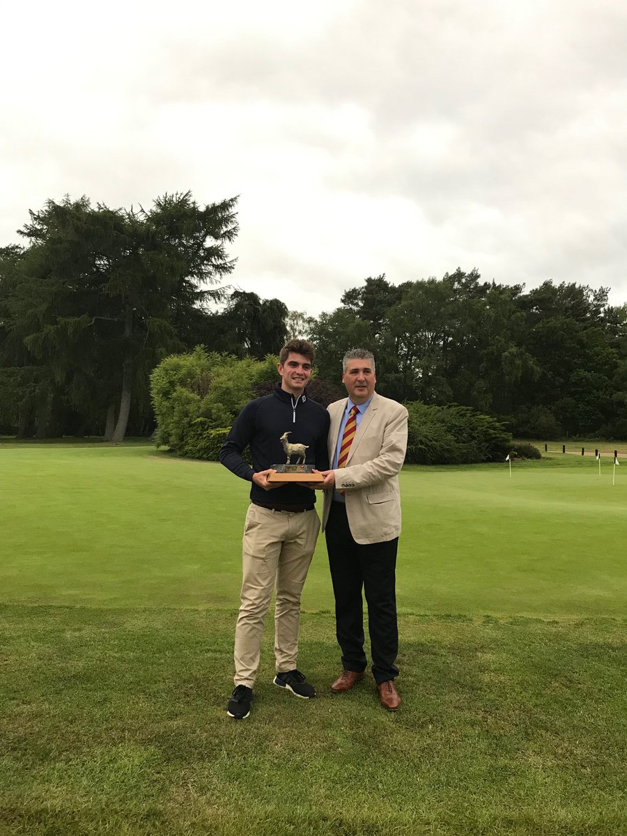 WoburnGC's tweet photo. Congratulation to our new Club Champion ⁦⁦@GolfWinter⁩ 145 (+1) 36 holes Dukes &amp; Duchess courses &amp; to our Nett winner 135 (-9) Luke Poulter following in footsteps of ⁦@IanJamesPoulter⁩ #proudFathers #nextgeneration https://t.co/fGMEUjp0T8