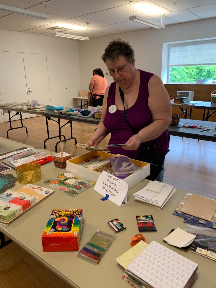 SSTimebank's tweet photo. SSTB arts, crafts and sewing swap going on til 5 pm. Don’t miss it. https://t.co/zhlW7gPrON