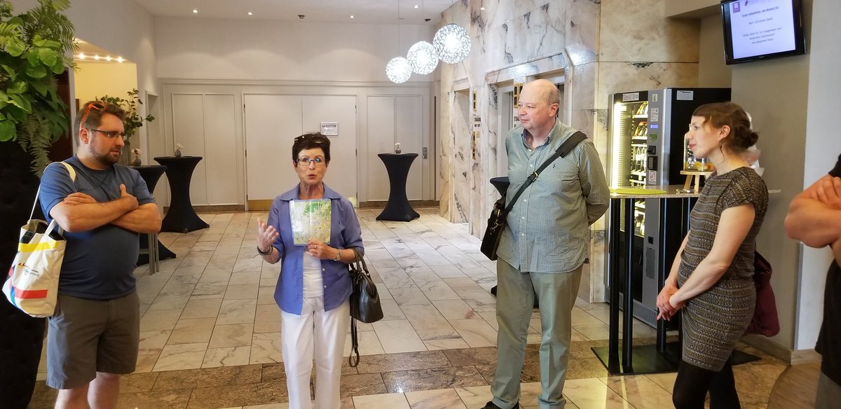 jrragaisis's tweet photo. @TOPteachGermany Great tour of Karlsruhe! Thx to Ursula, Claudia and Alexander for keeping us awake and on our feet! #TOPstudytour https://t.co/BX4je1FWaz