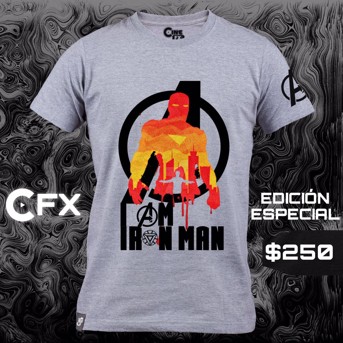 CineFX_Store's tweet photo. NUEVA PLAYERA 🧬

I am #IronMan

PRECIO: $250
Envíos a toda la republica 🇲🇽
*Más información y compra por mensaje directo* https://t.co/JhaurQfB1f