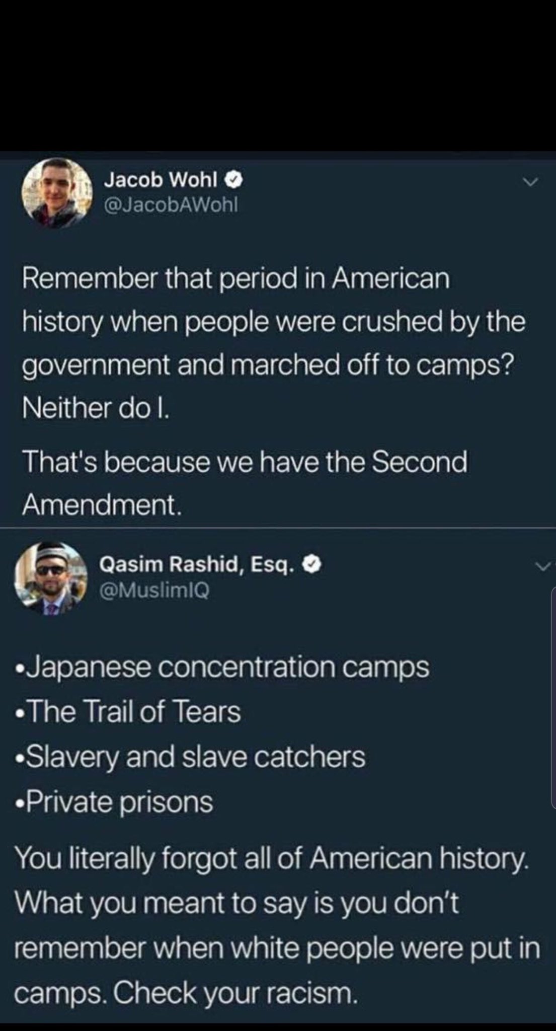 Qasim Rashid, Esq. on Twitter: "On the front page of Reddit with this oldie.… "