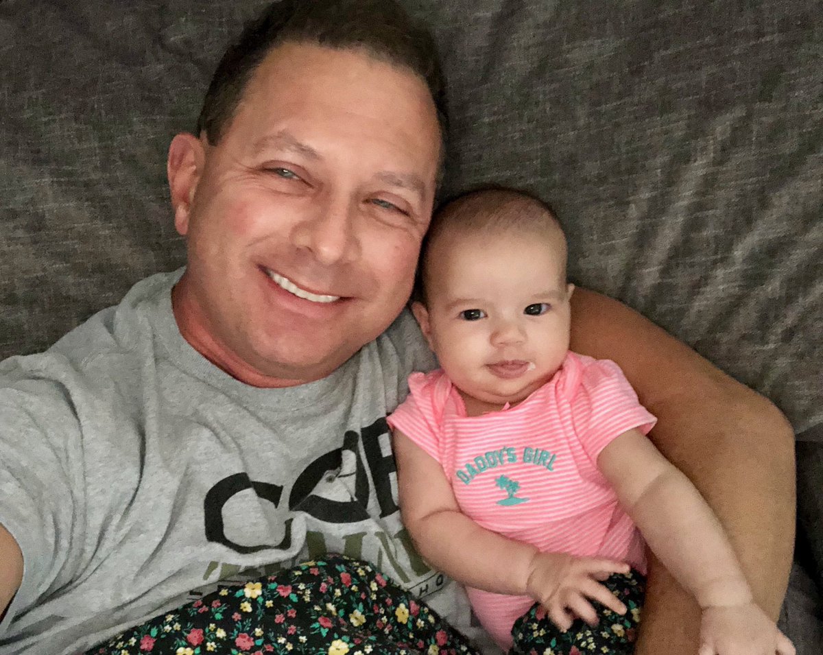ShaneCraven's tweet photo. Selfie Sunday with Teacup! 

#Aniston
#stayingwithus
#shesadoll
#firstgranddaughter https://t.co/0M7ePTr3u6