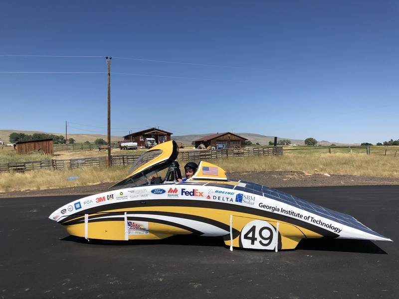 MSelectricLV's tweet photo. New post (Georgia Tech Solar Team Races With Sun Power) has been published on  - https://t.co/Y1rmz0flKj https://t.co/spTeBtOSwb
